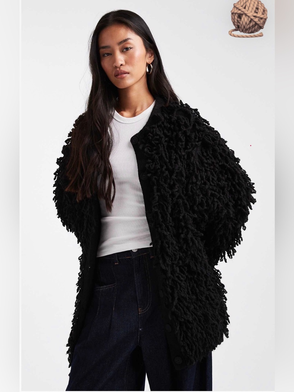 ASOS Design looping coatigan - Picture 2 of 4